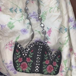 Matching custom boots and purse